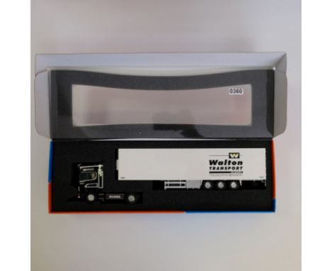 Tekno Walton transport Scania 164L Reefer Trailer - Stock Code - N/A Scale - 1:50 | Model Condition - 5/5 | Box Condition - 4