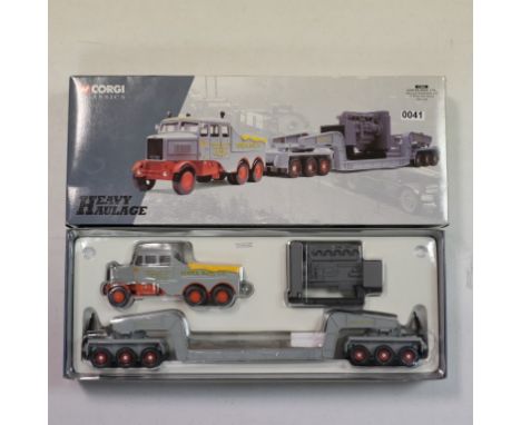 Corgi  Scammell Constructor and 24 Wheel Low Loader with Load - Sunter Bros Ltd - Stock Code - 17602 Scale - 1:50 | Model Con