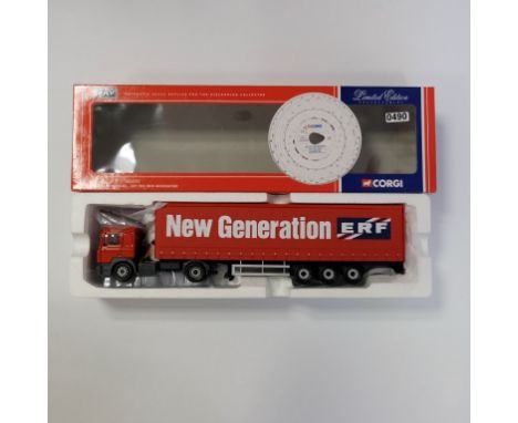 Corgi ERF The New Generation ERF ECS Curtainside - Stock Code - CC12701 Scale - 1:50 | Model Condition - 5/5 | Box Condition 