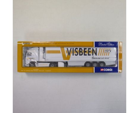 Corgi DAF XF Space Cab Fridge Trailer - Visbeen - Stock Code - CC13205 Scale - 1:50 | Model Condition - 5/5 | Box Condition -