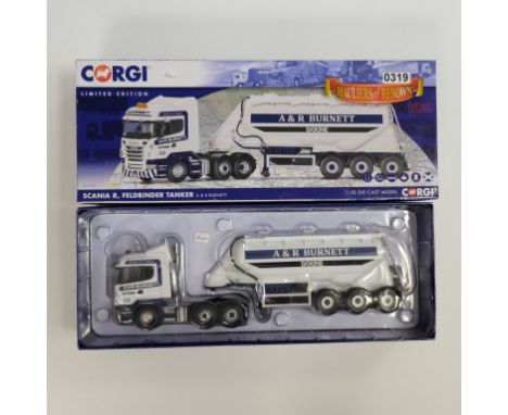 Corgi Scania R Feldbinder Tanker - A & R Burnett - Stock Code - CC13778 Scale - 1:50 | Model Condition - 5/5 | Box Condition 