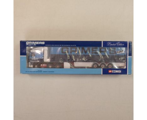 Corgi DAF XF Space Cab Curtainsider - Grimer's Transport - Stock Code - CC13212 Scale - 1:50 | Model Condition - 5/5 | Box Co