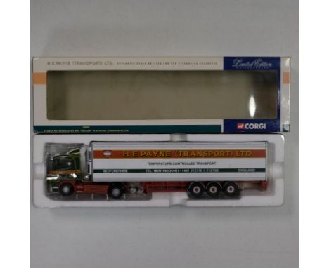 Corgi  Scania Refridgerated Box Trailer - H E Payne - Stock Code - 76601 Scale - 1:50 | Model Condition - 5/5 | Box Condition