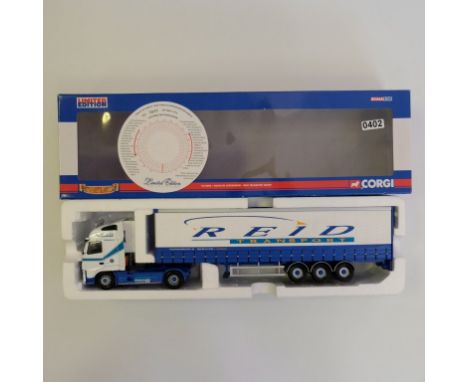 Corgi Reid Transport Group Volvo FH Curtainside Trailer - Stock Code - CC14003 Scale - 1:50 | Model Condition - 5/5 | Box Con