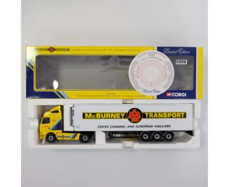 Corgi McBurney Transport Volvo FH Fridge Trailer - Stock Code - CC12409 Scale - 1:50 | Model Condition - 5/5 | Box Condition 