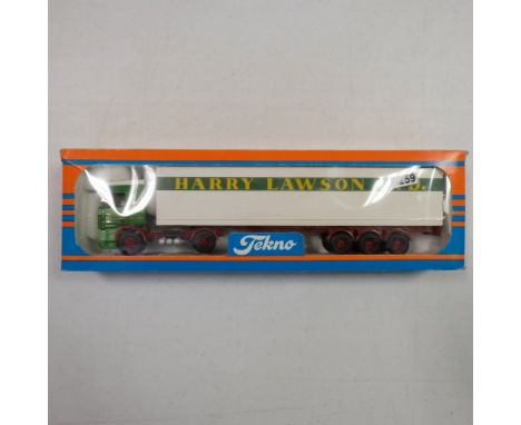 Tekno Seddon Atkinson with Box Van - Harry Lawson Ltd - Stock Code - N/A Scale - 1:50 | Model Condition - 4/5 | Box Condition