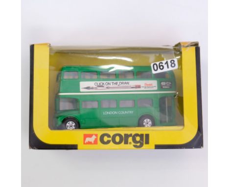 Corgi 469 Routemaster - London Country - Stock Code - N/A Scale - 1:50 | Model Condition - 5/5 | Box Condition - 2/5 | Mirror