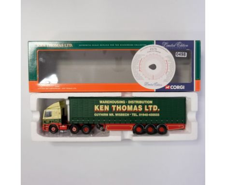 Corgi Ken Thomas Leyland DAF Curtainside Trailer - Stock Code - 75406 Scale - 1:50 | Model Condition - 5/5 | Box Condition - 