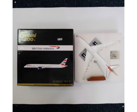 Gemini British Airways Boeing 787-9 - Stock Code - G2BAW544 Scale - 1:200 | Model Condition - 5/5 | Box Condition - 5/5 | Mir