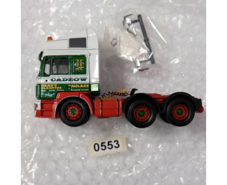 Corgi Cadzow Heavy Haulage MAN Tractor Unit - No Box - Stock Code - Unknown Scale - 1:50 | Model Condition - 4/5 | Box Condit