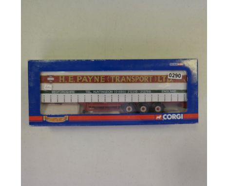 Corgi Curtainsider Trailer - H E Payne - Stock Code - CC19903 Scale - 1:50 | Model Condition - 5/5 | Box Condition - 4/5 | Mi