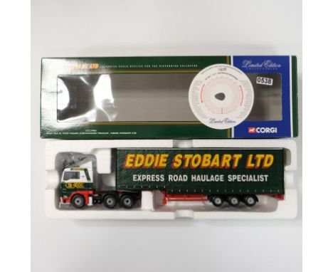 Corgi Eddie Stobart LTD MAN TGA Curtainside Trailer - Stock Code - CC13405 Scale - 1:50 | Model Condition - 5/5 | Box Conditi