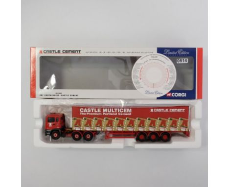 Corgi Castle Cement ERF Curtainside Trailer - Stock Code - CC11902 Scale - 1:50 | Model Condition - 5/5 | Box Condition - 5/5