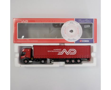 Corgi Norbet Dentressangle Renault Curtainside Trailer - Stock Code - 75603 Scale - 1:50 | Model Condition - 5/5 | Box Condit