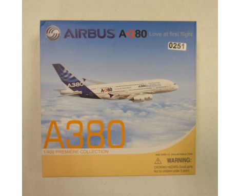 Dragon Airbus A380 - Love At First Flight - 1:400 - Stock Code - 56369 Scale - 1:400 | Model Condition - 5/5 | Box Condition 