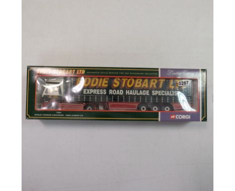 Corgi Renault Premium Curtainsider - Eddie Stobart - Stock Code - 75601 Scale - 1:50 | Model Condition - 5/5 | Box Condition 