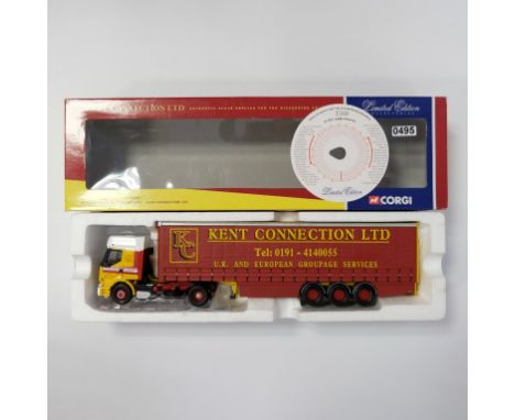Corgi Kent Connection LTD Renault Premium Curtainside - Stock Code - 75604 Scale - 1:50 | Model Condition - 5/5 | Box Conditi