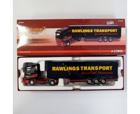 Corgi Rawlings Transport Mercedes Benz Box Trailer - Stock Code - CC13813 Scale - 1:50 | Model Condition - 5/5 | Box Conditio