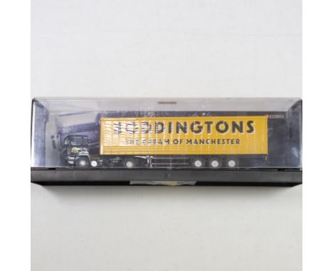 Corgi  ERF Curtainsider - Boddingtons - In Display Case - Stock Code - 75202 Scale - 1:50 | Model Condition - 5/5 | Box Condi