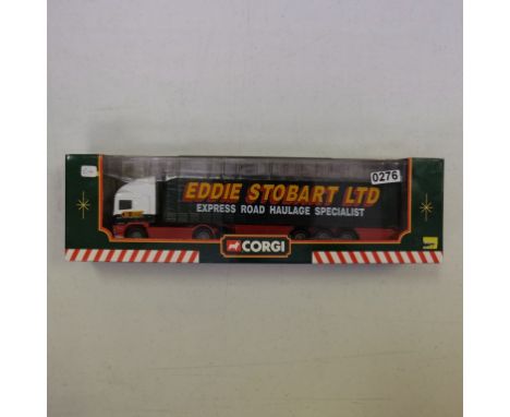 Corgi ERF Curtainsider Trailer - Eddie Stobart - Stock Code - 59502 Scale - 1:64 | Model Condition - 5/5 | Box Condition - 4/