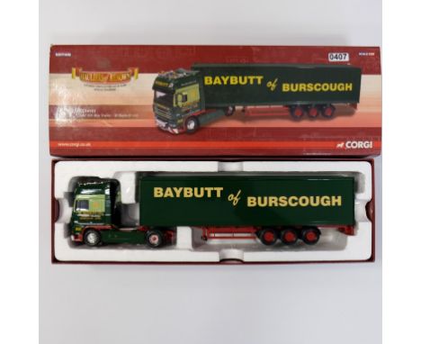 Corgi W Baybutt Ltd DAF 105 Box Trailer - Stock Code - CC14101 Scale - 1:50 | Model Condition - 5/5 | Box Condition - 3/5 | M