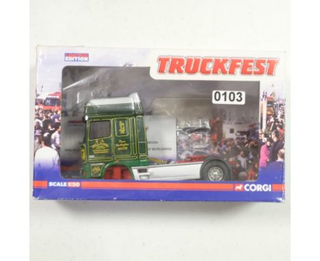 Corgi Truckfest DAF XF Super Space Cab - E A Gill - Broken front nearside wheel - Stock Code - CC13223 Scale - 1:50 | Model C