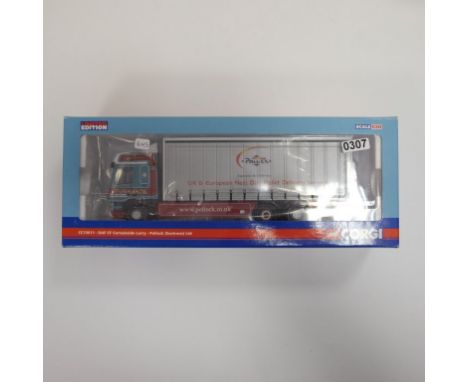 Corgi DAF CF Rigid Curtainside Lorry - Pollock (Scotrans) - Stock Code - CC13611 Scale - 1:50 | Model Condition - 5/5 | Box C