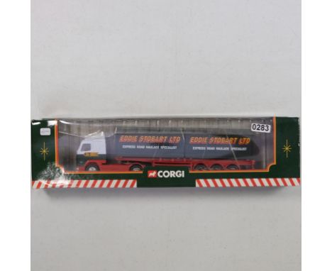 Corgi Volvo Skeletal Trailer - Eddie Stobart - Stock Code - TY86705 Scale - 1:64 | Model Condition - 5/5 | Box Condition - 4/