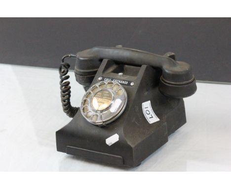 Vintage black Bakelite Telephone