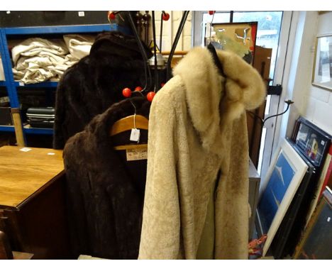 Three vintage Fur coats all with M & Michaels Furs labels