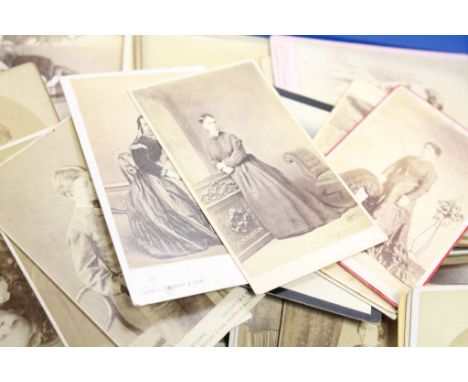 Colletion of vintage CDV Photographs and ephemera