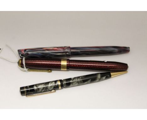 Two vintage Fountain pens to include Conway Stewart and a propelling pencil