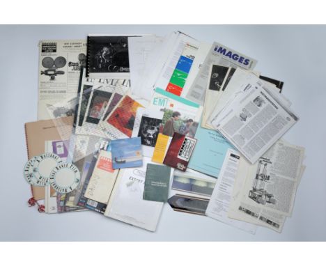 A Selection of Professional Cinematography &amp; Movie Camera Literature &amp; Magazines,including promotional leaflets, maga