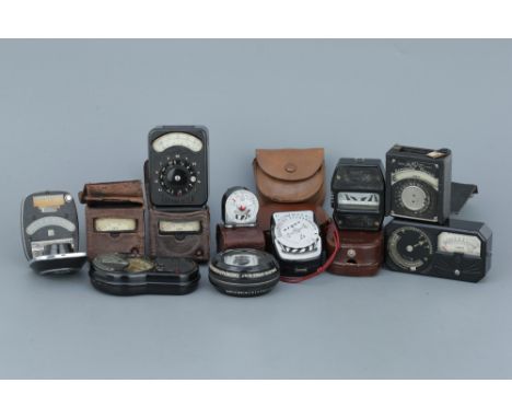 A Selection of Various Light Meters,including Electro Bewi, AVO, Tempophot and more (a lot)