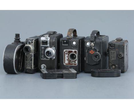 A Selection of Various Cine Cameras,including Miller Cine Co. camera, with Dallmeyer f/1.9 1" lens, Bell &amp; Howell Filmo A