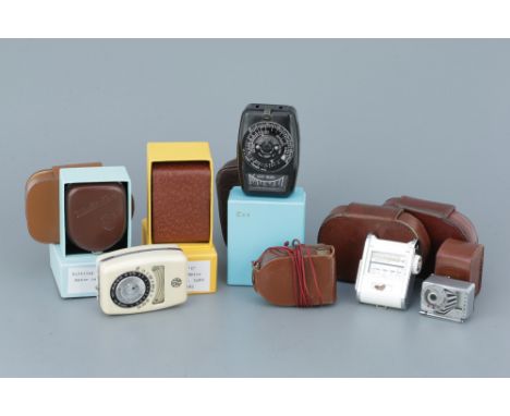 A Selection of Various Light Meters,including Weston Master III, Multilux Exposure, Ilford 'C' and more (a lot)