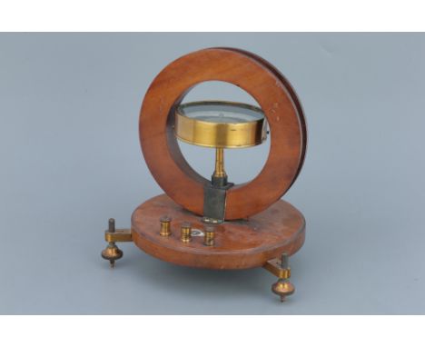 A Tangent Galvanometer By Griffin, London,English, c.1900, with plaque for 'Griffin London Gramme' and label to underside for