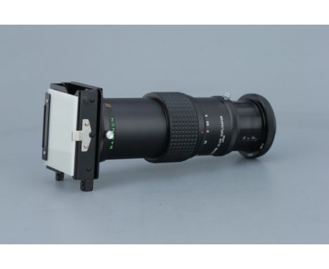 A Zoom Slide Copier for Pentax K Mountblack, body, VG-E, optics, VG-E