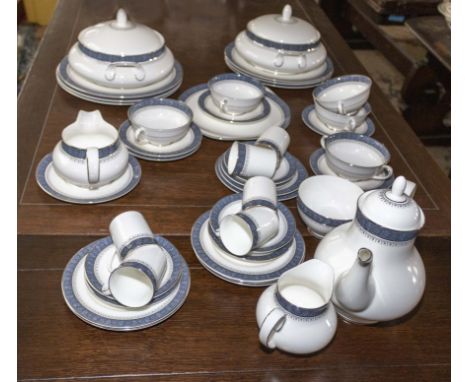 A Royal Doulton 'Sherbrooke' part tea/dinner service