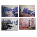 4 John Lewis framed Colin Ruffell pencil signed limited edition prints includes - Grand Canal 2 61/