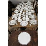 Kaiser Prestige Palma design 12 place dinner service also includes tea set, tureens, cake plate,