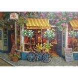 Framed Shvaiko 'Devonshire Arms' limited edition 59/230 hand finished giclee print - approx. 93cm