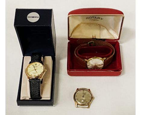 VINTAGE ROTARY WATCH &amp; TWO OTHERS