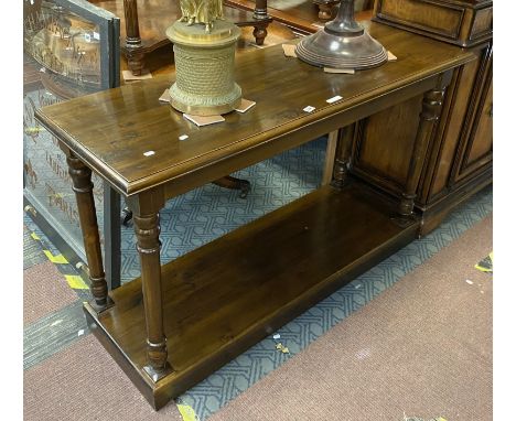 TWO TIER CONSOLE TABLE