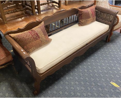 WOODEN FRAMED SOFA