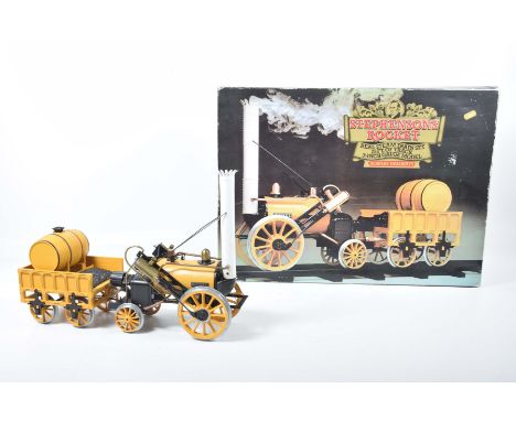 A boxed Hornby Railways Stephenson's Rocket real steam train set With 25ft of track and a 3.5inch gauge model of The Rocket w