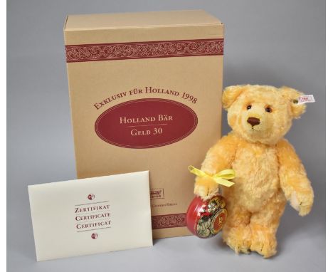 A Steiff Limited Edition Holland Bear 1998, Complete with Box and Certificate, no. 1185 