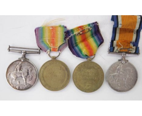 GT WAR PAIRS OX & BUCKS- QUEENS R. British War & Victory Medals named to 1. 27088 Pte G G Winfield Oxf & Bucks LI. Gerald Gra