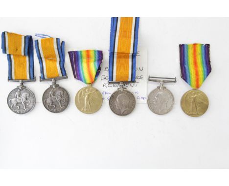 GT WAR MEDALS. A British War Medal named to 976 Pte D H Sumner KOYLI. David Henry Sumner the son of a Police Constable from N