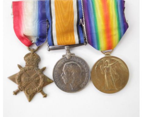 AN OFFICERS TRIO TO THE GLOUCESTER YEOMANRY. A 1914/15 Star named to Major R C Forster. Glouc Yeo. British War & Victory Meda